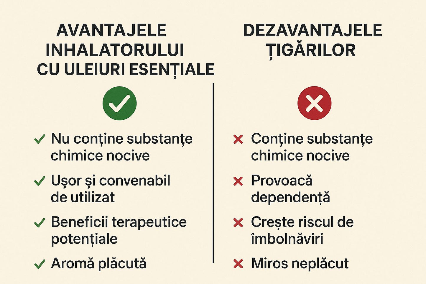 Inhalator Natural fără Nicotină