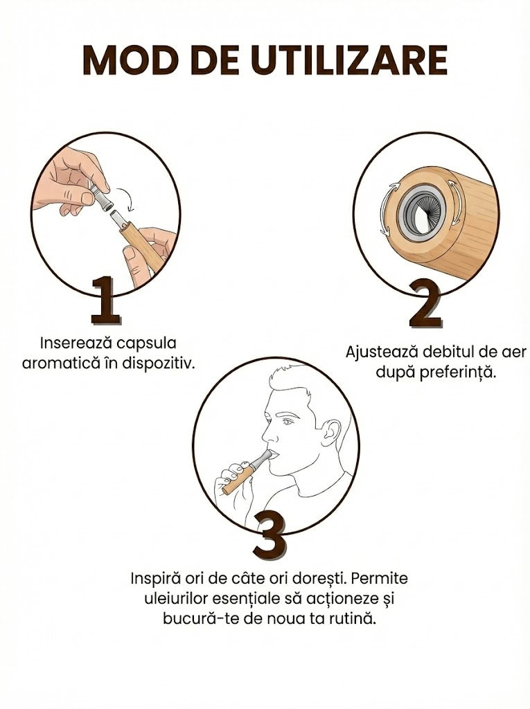 Inhalator Natural fără Nicotină